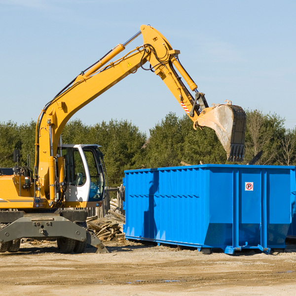 can i choose the location where the residential dumpster will be placed in Calloway County